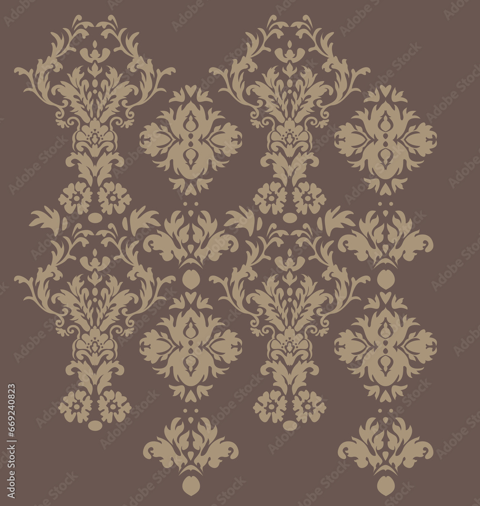 seamless damask pattern seamless damask pattern