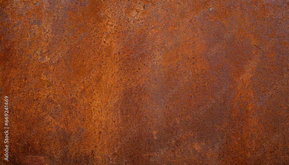 grunge rusty orange brown metal corten steel stone background texture - obrazy, fototapety, plakaty 
