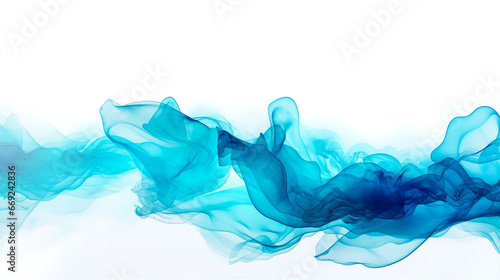 Beautiful blue abstract lines background, smooth lines and twisted shapes in motion 