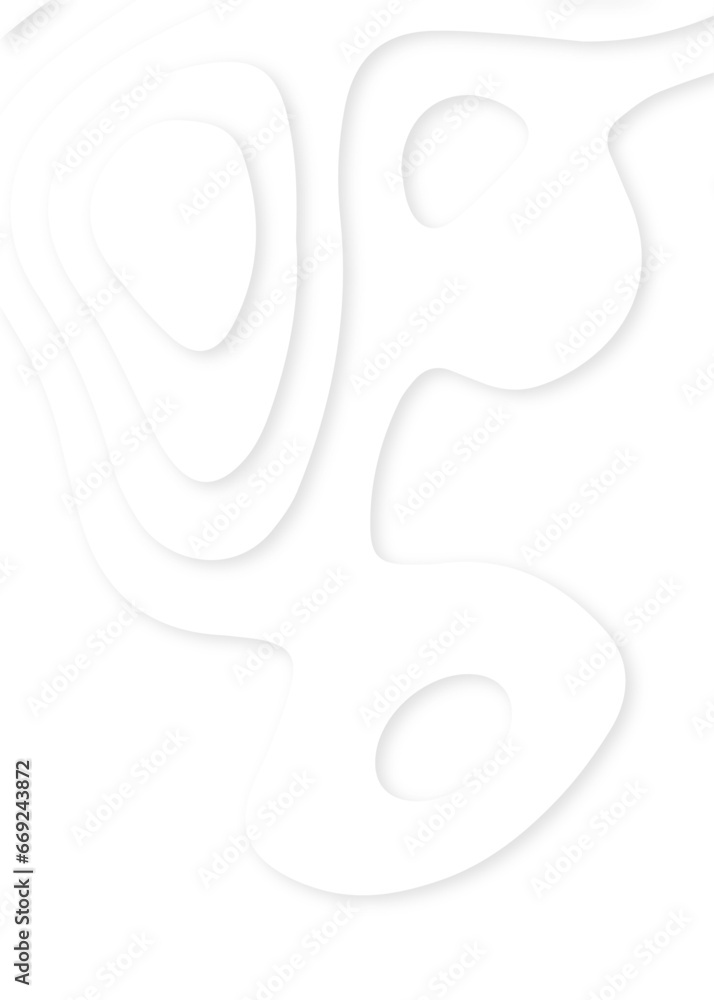 White abstract geometric pattern background, wave and curve abstract background. Abstract wavy line 3d paper cut white background. White abstract geometric pattern background, wave and curve abstract background. Abstract wavy line 3d paper cut white background.