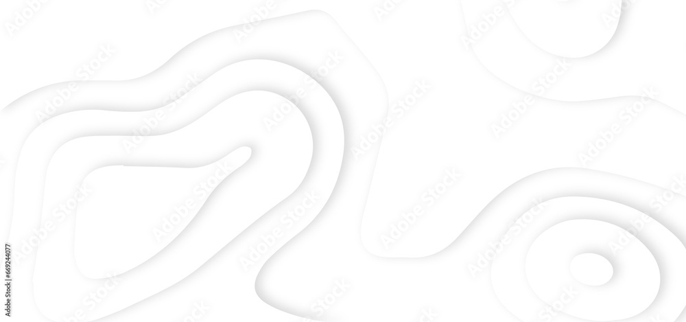 White abstract geometric pattern background, wave and curve abstract background. Abstract wavy line 3d paper cut white background. White abstract geometric pattern background, wave and curve abstract background. Abstract wavy line 3d paper cut white background.