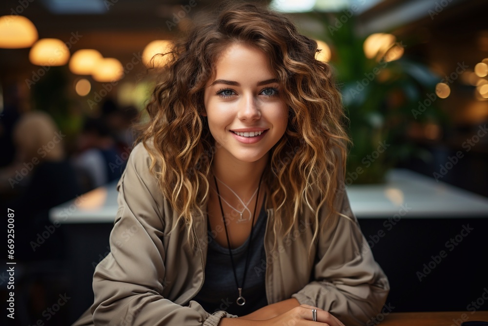 Portrait of a young beautiful girl with well-groomed, healthy skin. Portrait of a young beautiful girl with well-groomed, healthy skin.