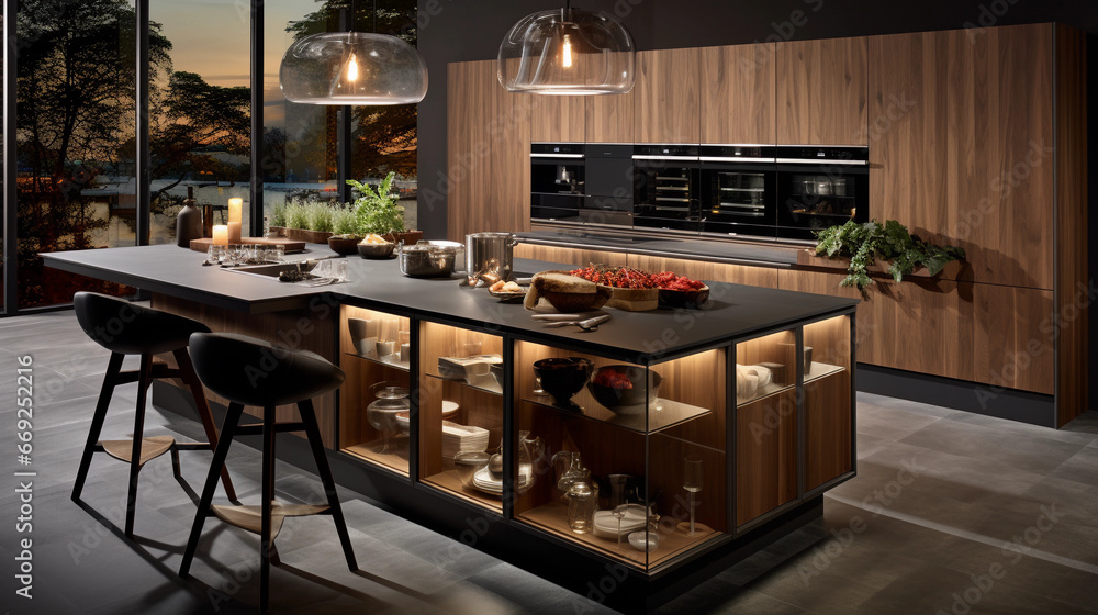 Modern futuristic kitchen design Modern futuristic kitchen design
