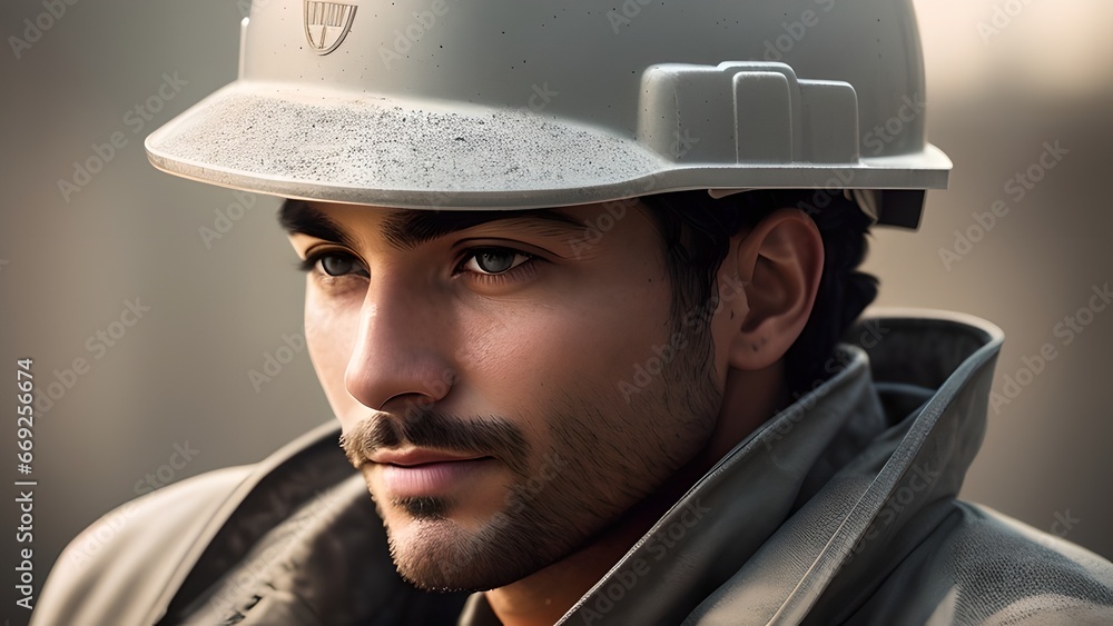 Portrait of a worker Portrait of a worker