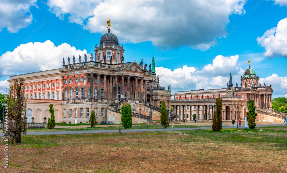 Obraz premium University of Potsdam building near Sanssouci park, Germany