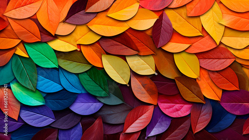 autumn leaves background with colorful leaves
