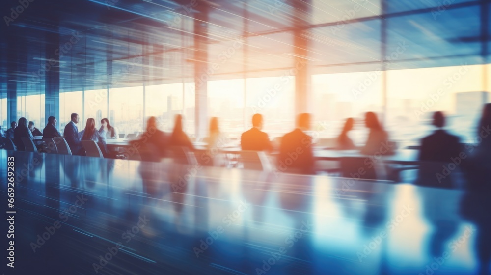 blurred business people in white glass office background, blurred business people in white glass office background,