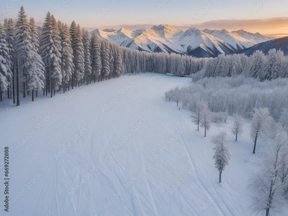 Snowy Mountain Splendor: Discover Ultimate Luxury in a Sun-Kissed Ski Resort Wonderland!