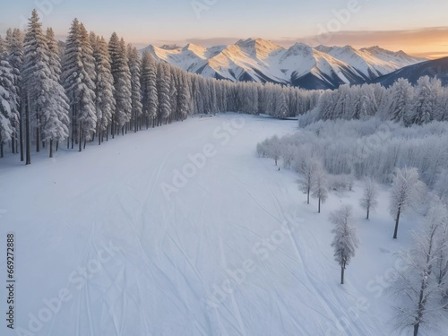 Snowy Mountain Splendor: Discover Ultimate Luxury in a Sun-Kissed Ski Resort Wonderland! © 47Media
