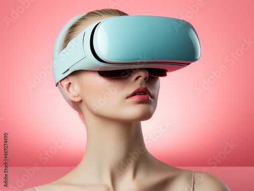 Vr glasses virtual reality future women generatieve ai © Femke
