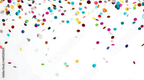 Falling multicolor Confetti