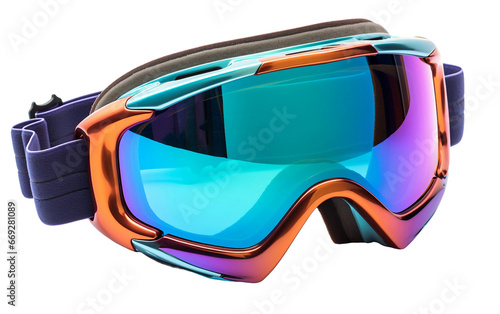 Stylish Snow Sports Glasses Transparent Background
