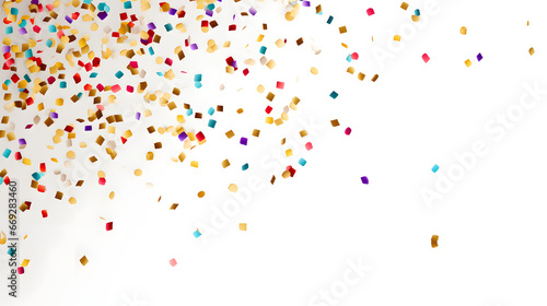  Falling multicolor Confetti