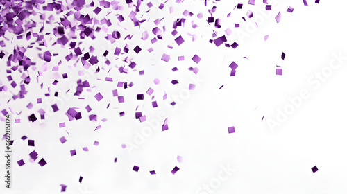  Falling purple Confetti