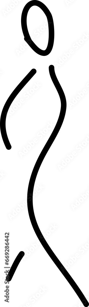 Menschen figuren - Frau (Aktivität- Laufen) Menschen figuren - Frau (Aktivität- Laufen)
