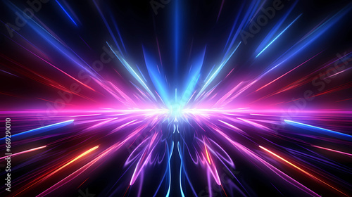 pink purple blue neon lights background