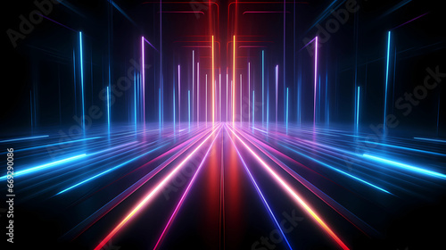 pink purple blue neon lights background