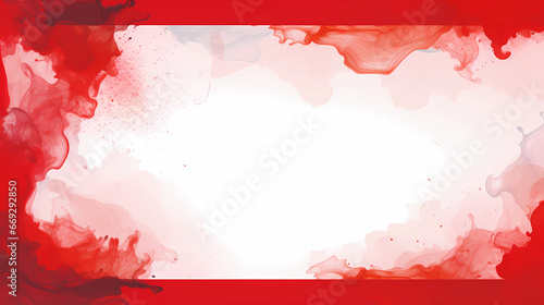 dark frame in red colors  border with negative space  empty space