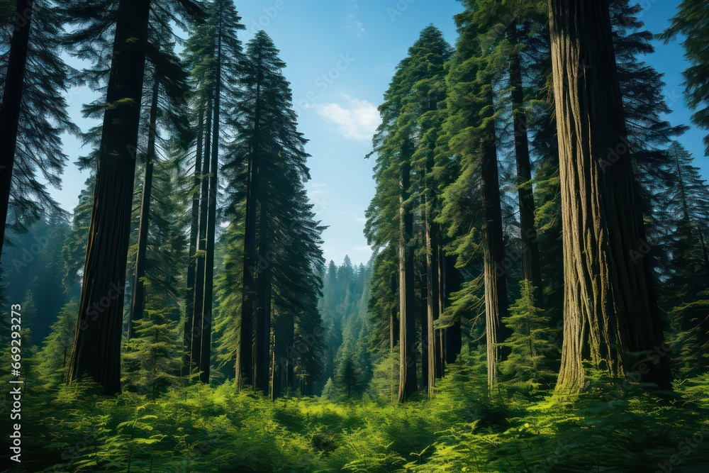 Obraz premium forest in the forest