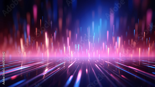 pink blue neon light background