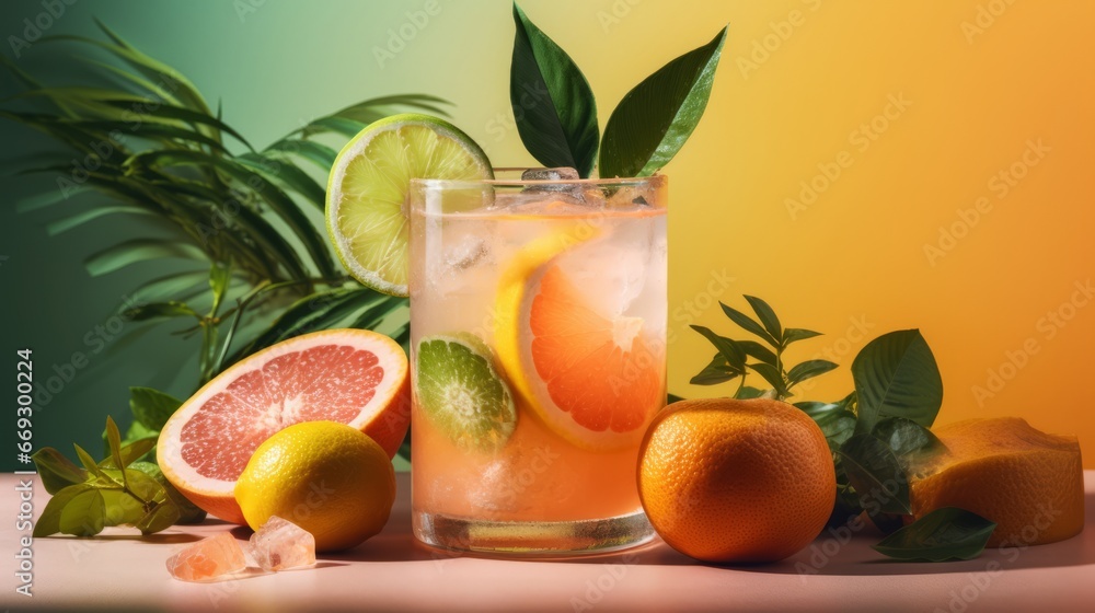 Refreshing summer cocktail with citrus fruits. Summer cocktails with fresh citrus fruits. Hard seltzer, lemonade, refreshing drinks, low alcohol cocktails. Party concept. Summer concept. Refreshing summer cocktail with citrus fruits. Summer cocktails with fresh citrus fruits. Hard seltzer, lemonade, refreshing drinks, low alcohol cocktails. Party concept. Summer concept.