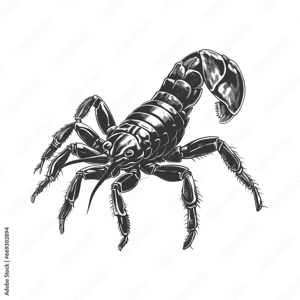 Hand Drawn Sketch Scorpion Illustration
Hand Drawn Sketch Scorpion Illustration