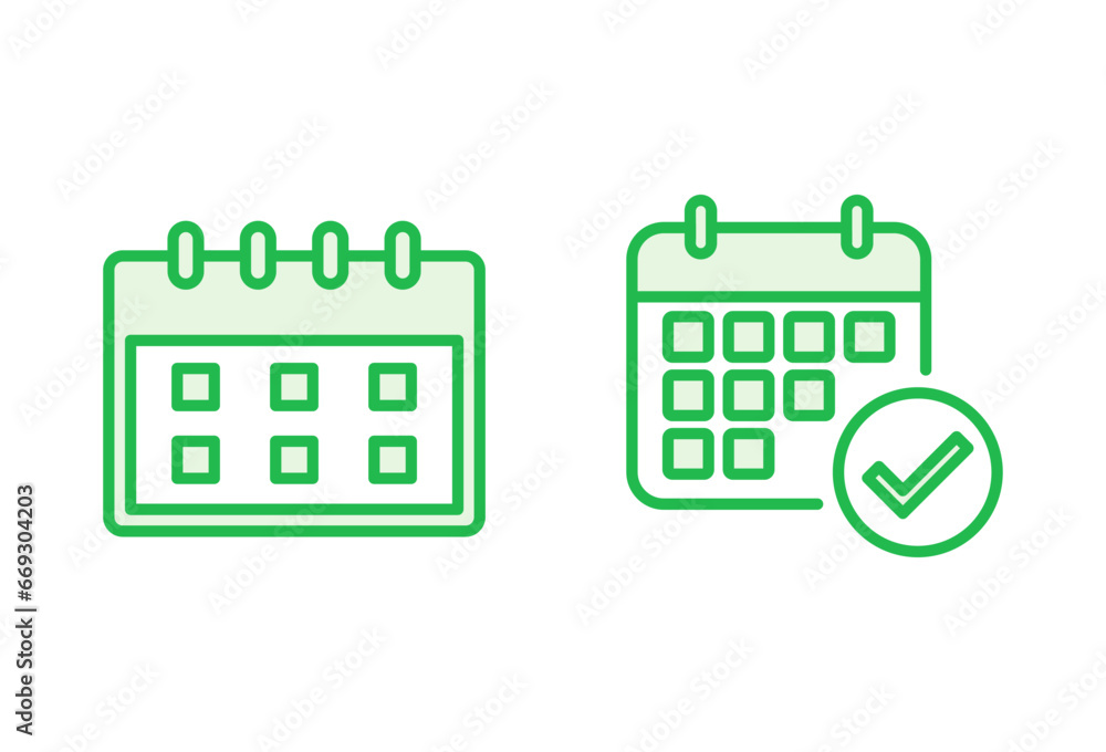 Calendar icon set. Calender symbol. calendar vector icon Calendar icon set. Calender symbol. calendar vector icon