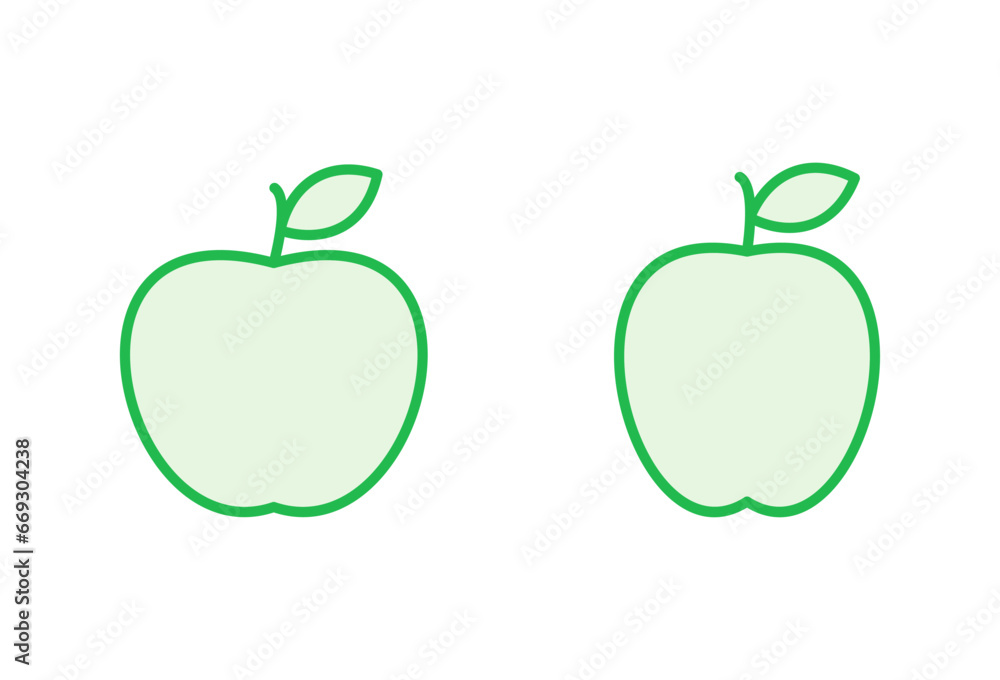 Apple icon set. Apple vector icon. apple symbols for your web design. Apple icon set. Apple vector icon. apple symbols for your web design.
