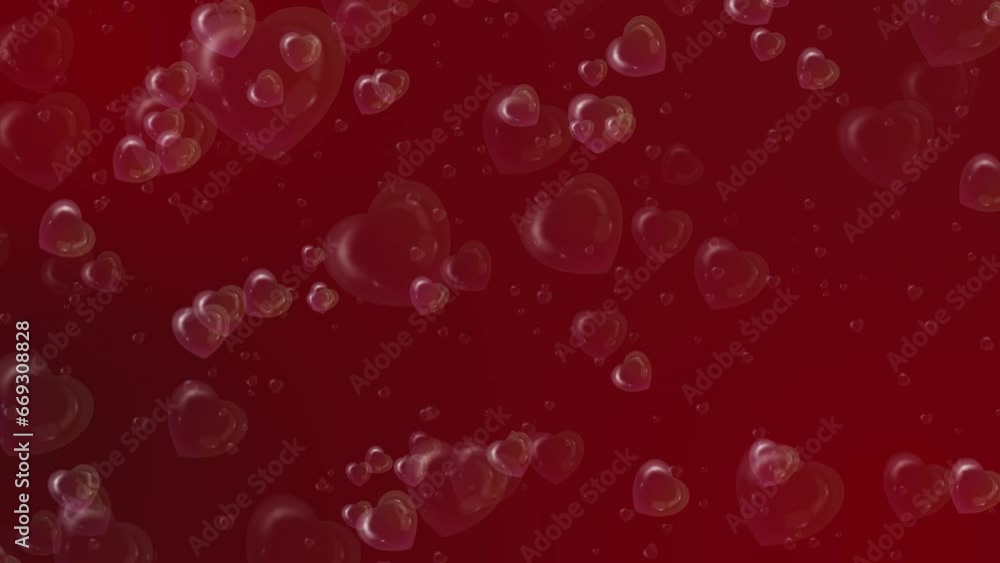 valentines love bubble hearts tileable animated background 4k valentines love bubble hearts tileable animated background 4k