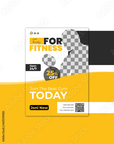 GYM / Fitness Flyer and Vector template 
