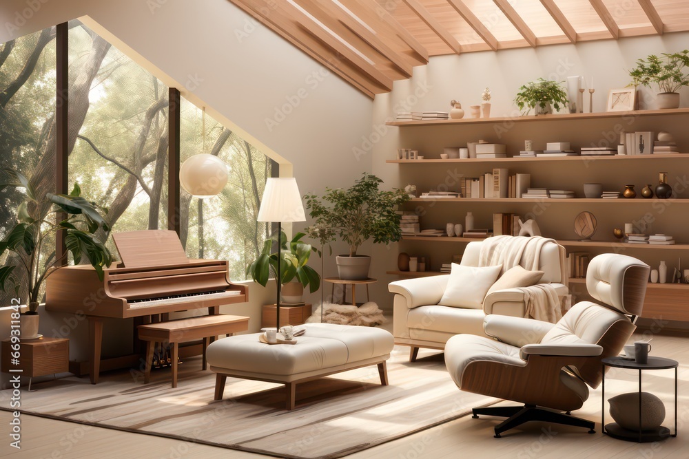 Fototapeta premium modern living room