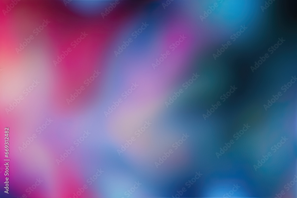 Blurred pop abstract with vivid primary colors