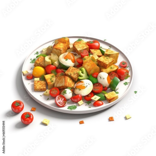 tofu with vegetables