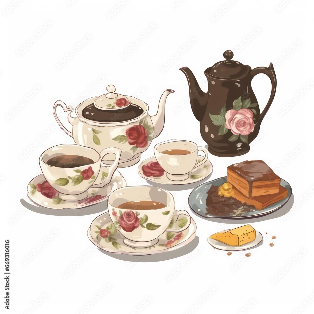 tea and sweets