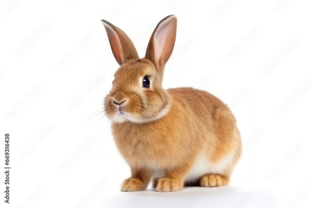 rabbit isolated on white rabbit isolated on white