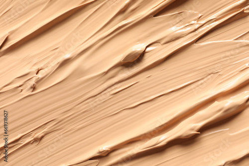 Texture of skin foundation as background, closeup