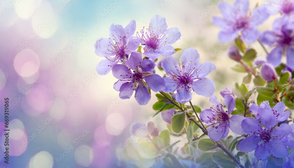 Obraz premium spring flowers background