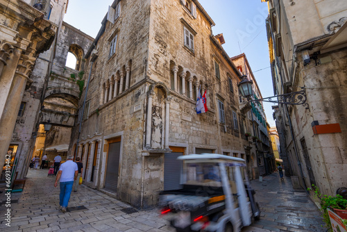 Old town of Diocletian s Palace in Split. Croatia