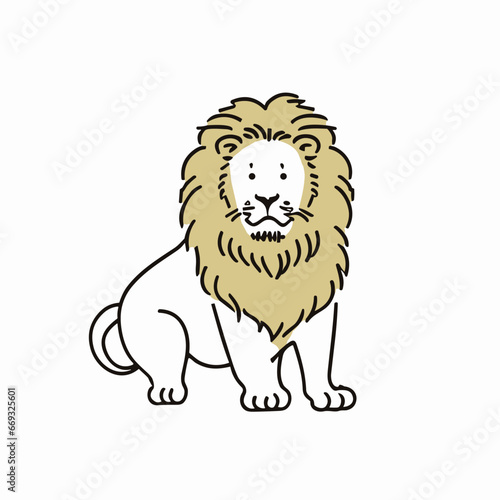ライオンのイラスト
