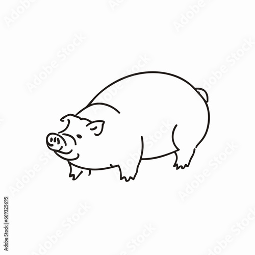豚のイラスト