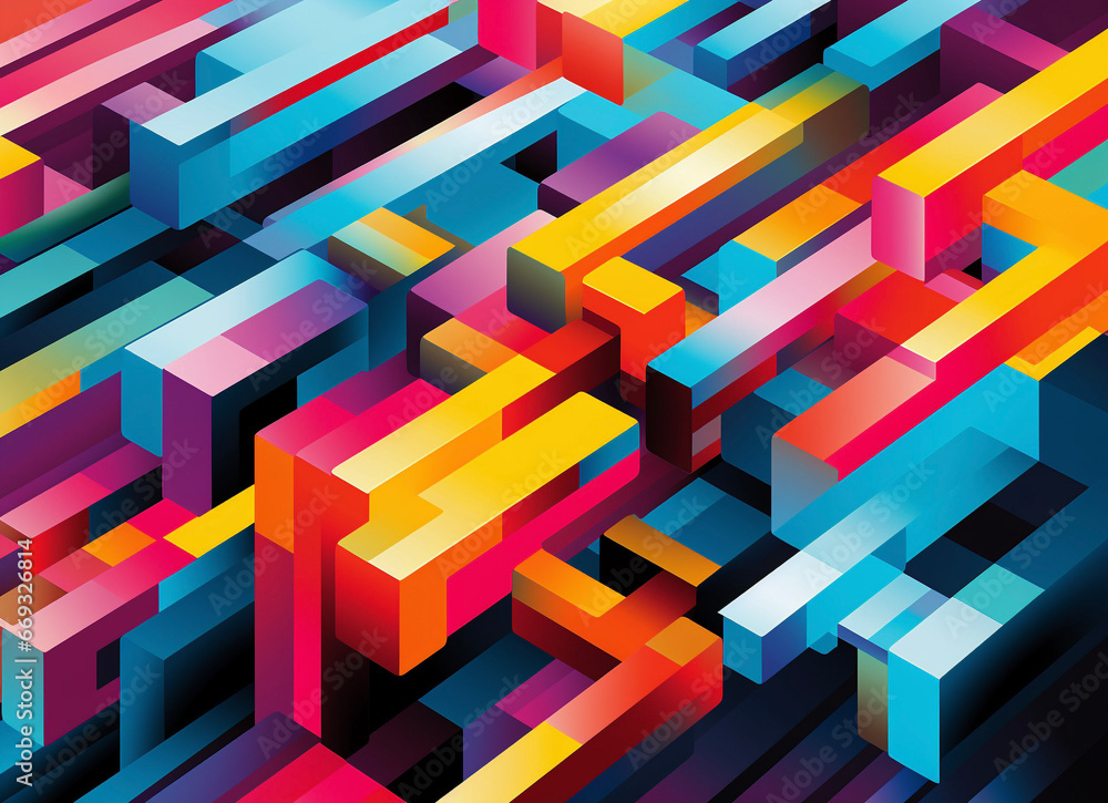Colorful Geometric Abstract Background Colorful Geometric Abstract Background