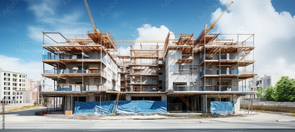 Building construction. Generative AI technology. Building construction. Generative AI technology.