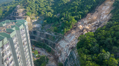 the Shau Kei Wan Landslide, Understanding Natural Challenges in HK Oct 23 2023 photo