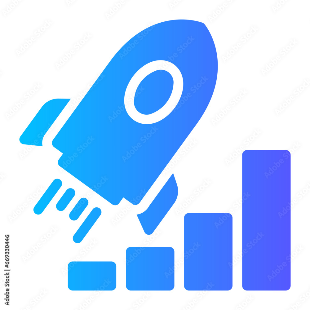 performance gradient icon performance gradient icon