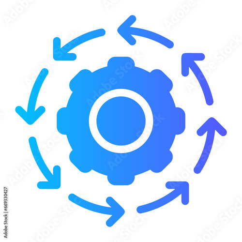 automation gradient icon
