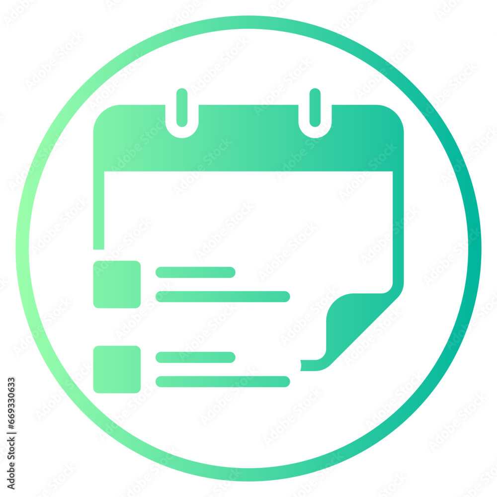 calendar gradient icon calendar gradient icon