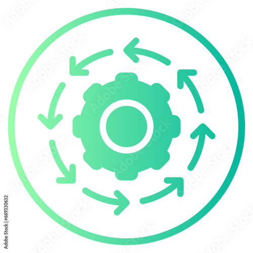 automation gradient icon