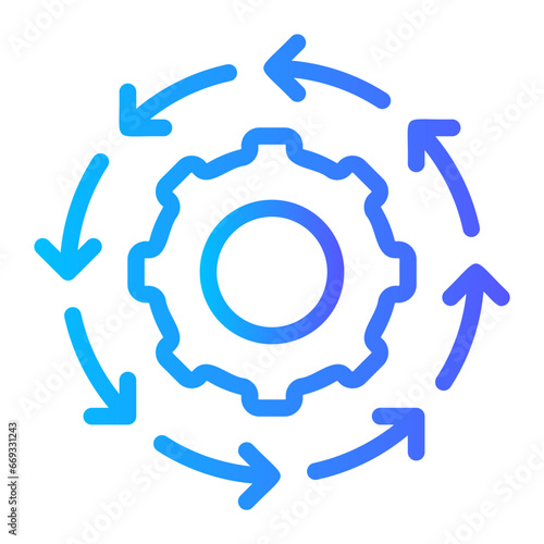 automation gradient icon