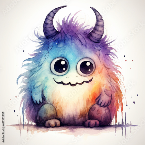 Little Monster Illustration Imaginative Friend