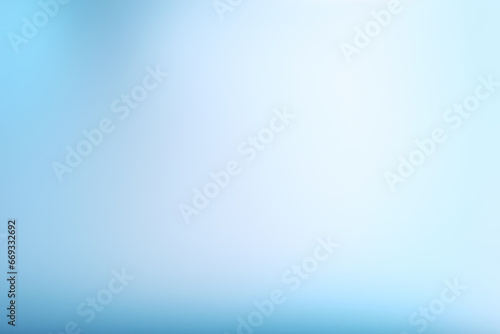 Gradient background in smooth light blue and white colors
